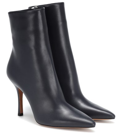 Gloria Leather Ankle Boots - The Row | mytheresa.com