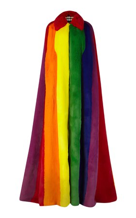 Faux Fur Rainbow by Burberry | Moda Operandi