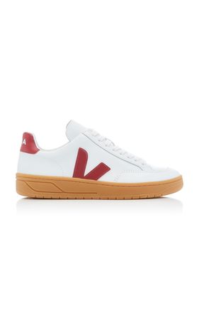 VEJA Bastille Two-Tone Leather Sneakers