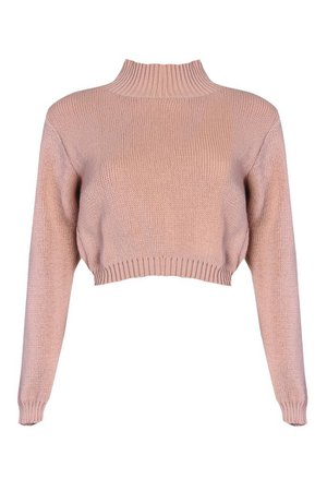 **High Neck Knitted Jumper by Glamorous | Topshop