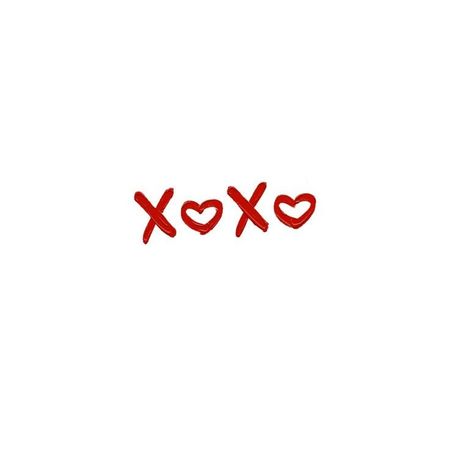 Xoxo png red