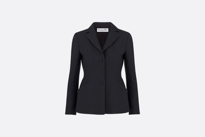 30 Montaigne Bar Jacket Black Single-Breasted Wool and Silk - Ready-to-wear - Women's Fashion | DIOR