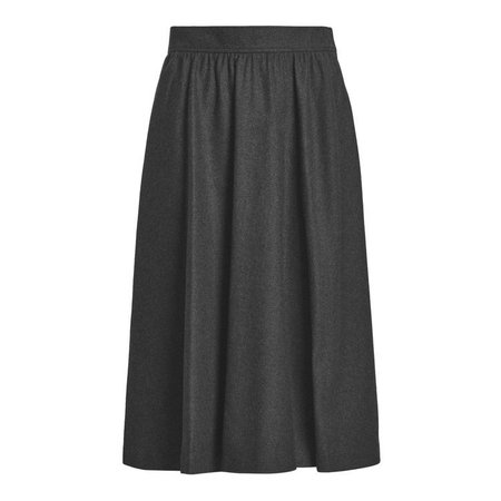Eugenia Virgin Wool Flannel A-Line Skirt | Ralph Lauren
