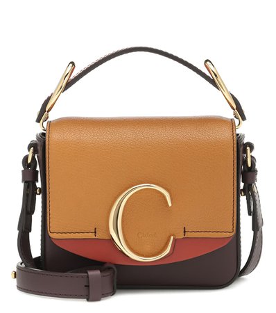 Chloé C Mini Leather Shoulder Bag | Chloé - Mytheresa