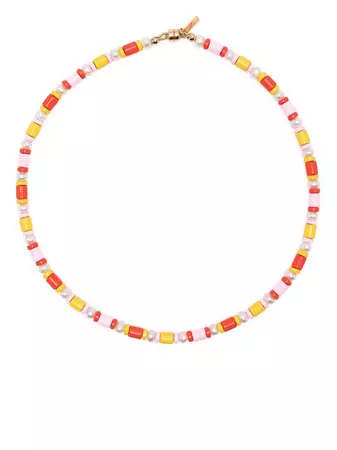 Éliou Catania Beaded Pearl Necklace - Farfetch