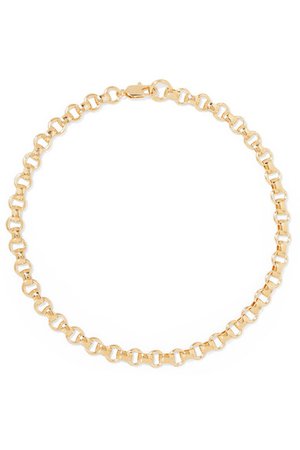 Laura Lombardi | + NET SUSTAIN Franca gold-plated necklace | NET-A-PORTER.COM