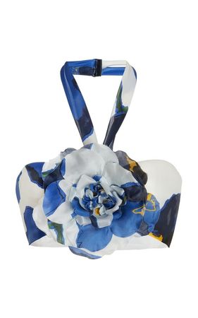 blue floral top