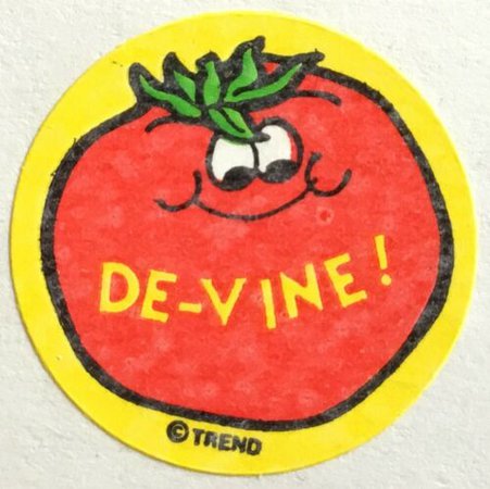 Vintage 80s Matte Trend Scratch & Sniff Sticker - Tomato - Mint!! | eBay