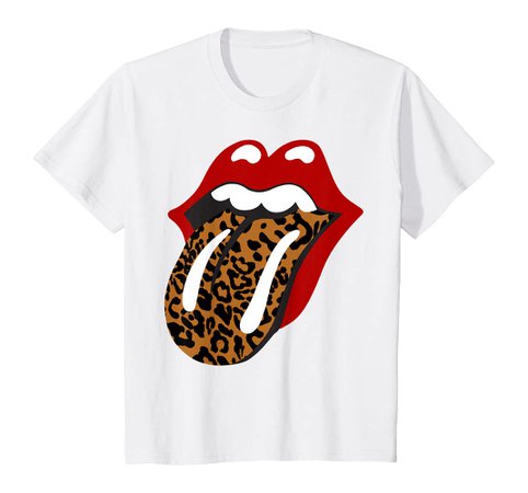 Amazon.com: Rolling Stones Classic Leopard Tongue T-Shirt: Clothing