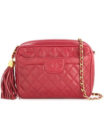Chanel Pre-Owned Chanel quilted fringe chain shoulder bag £6,353 - Buy Online - Mobile Friendly, Fast Delivery