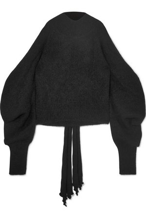 16ARLINGTON | Cold-shoulder knitted turtleneck sweater | NET-A-PORTER.COM