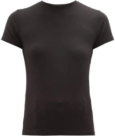 Atm - Baby Slubbed Cotton Jersey T Shirt - Womens - Black