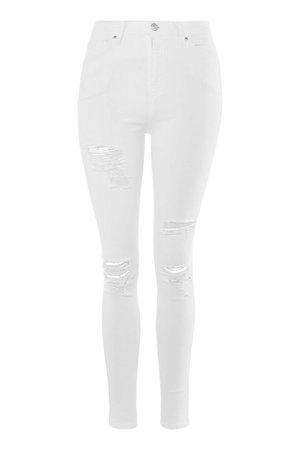 White Super Rip Jamie Jeans | Topshop