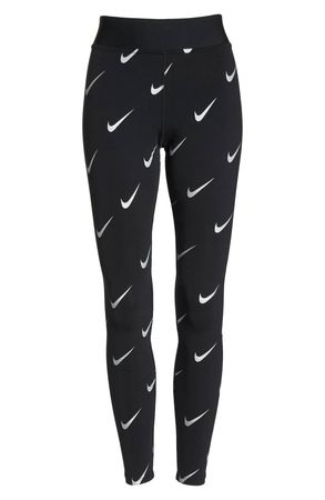 Nike Sportswear Allover Print Logo Leggings | Nordstrom