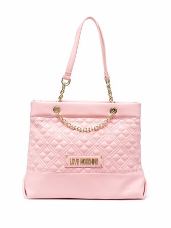 Love Moschino quilted-finish tote bag