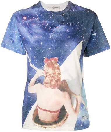 Galaxy print T-shirt