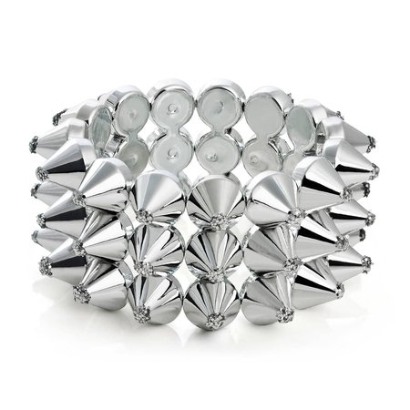 spike bracelet silver - Google Search