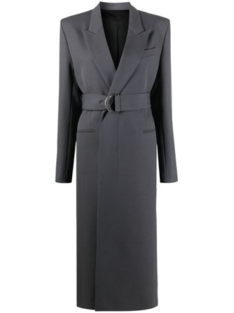 AMI Paris Belted Trench Coat - Farfetch