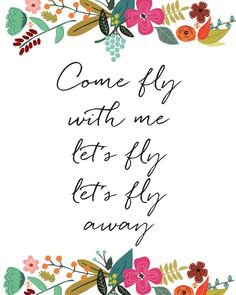 Come fly with me, let's fly, let's fly away. - Frank Sinatra #familyshare #quotes #lyrics | Smartass quotes, Love me quotes, Come fly with me