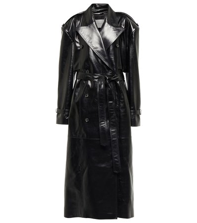 Magda Butrym - Leather trench coat | Mytheresa