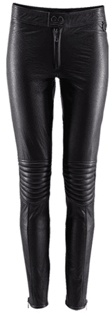 H&M The Girl With The Dragon Tattoo Leather Biker Leggings