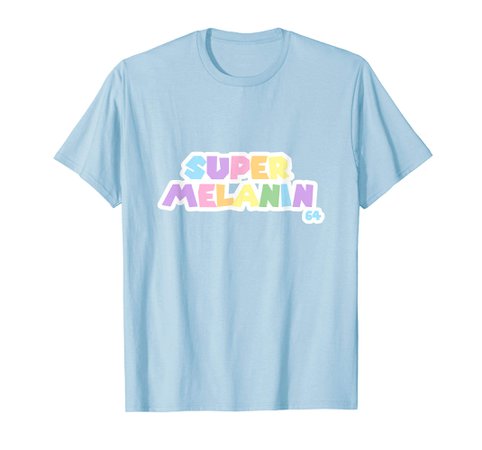 Amazon.com: "Super Melanin 64" T-shirt: Clothing