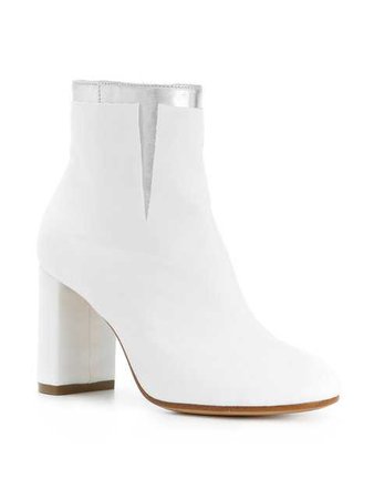 Mm6 Maison Margiela Metallic Detail Ankle Boots $896 - Buy Online - Phenomenal Luxury Brands, Fast Delivery