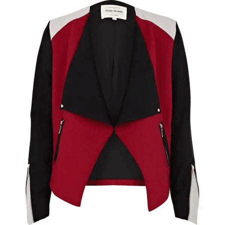 Red Black and White Jacket