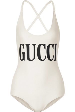 Gucci | Printed swimsuit | NET-A-PORTER.COM