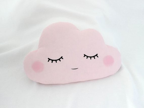 Pink cloud pillow