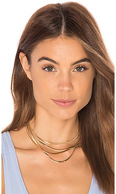 EIGHT by GJENMI JEWELRY Cleo Layering Necklace in Gold | REVOLVE