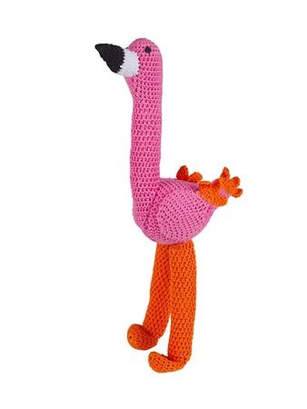 Shop Ware of the Dog Hand Crochet Flamingo Dog Toy | Saks Fifth Avenue