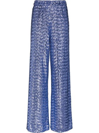 Oséree sequin-embellished wide-leg Trousers - Farfetch