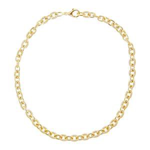 Pavé Round Link Necklace | Adina's Jewels