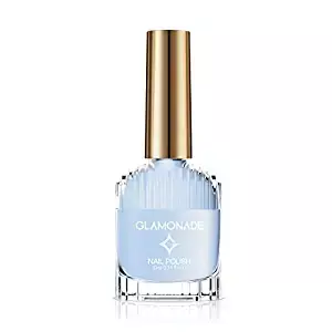 Amazon.com : Glamonade Nail Polish - Light Blue Quick Dry Nail Polish Non Toxic Nail Polish Glossy and Trendy for DIY Nail Art Manicure at Home Salon : Beauty & Personal Care
