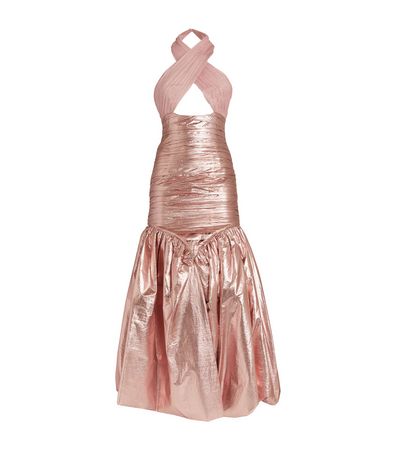 Womens Sandra Mansour pink Metallic For A Night Gown | Harrods # {CountryCode}