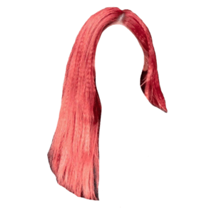 Pink Red Hair PNG