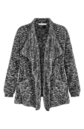 Adyson Parker Marled Waterfall Cardigan (Plus Size) | Nordstrom