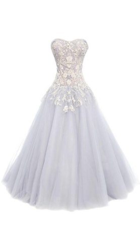 floral bridal gown
