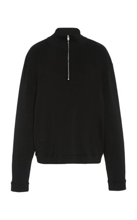 Molly Wool-Cashmere Quarter-Zip Sweater by The Row | Moda Operandi