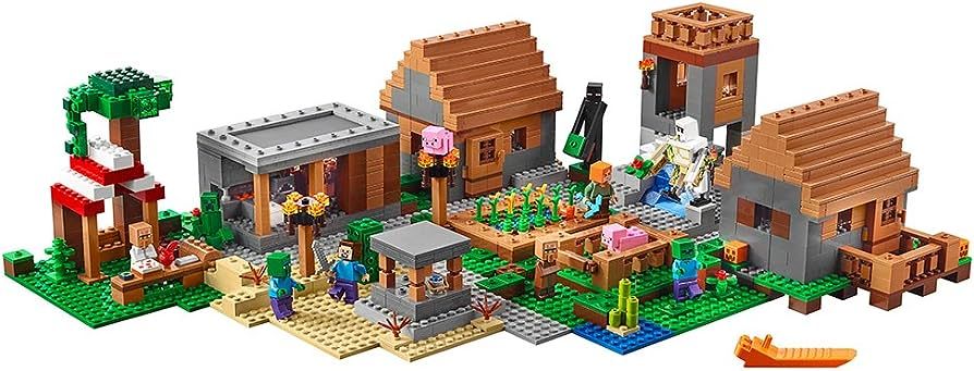 Amazon.com: LEGO Minecraft The Village 21128 : Toys & Games