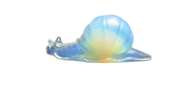 Glass snail by Lalique