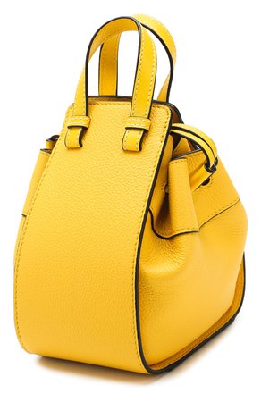 Женская желтая сумка hammock mini LOEWE — купить за 99500 руб. в интернет-магазине ЦУМ, арт. 314.12.V07