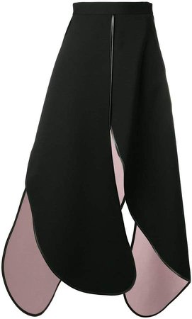 Y / Project black long length skirt