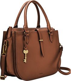 Brown key bag