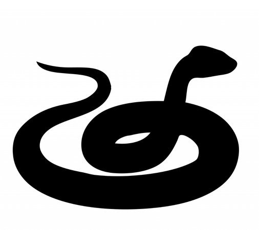 snake silhouette - Google Search