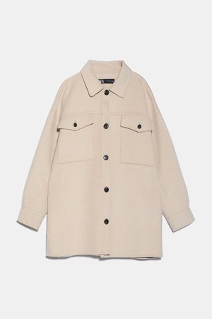 BUTTONED SOFT TOUCH JACKET | ZARA Canada