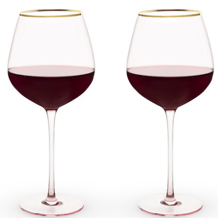 Twine Rose 20 oz. Crystal Red Wine Glass | Wayfair
