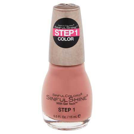 SinfulColors SinfulShine Step 1 Color Nail Color, Tan Lines, 0.5 fl oz - Walmart.com