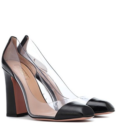 Optic 105 leather trimmed pumps